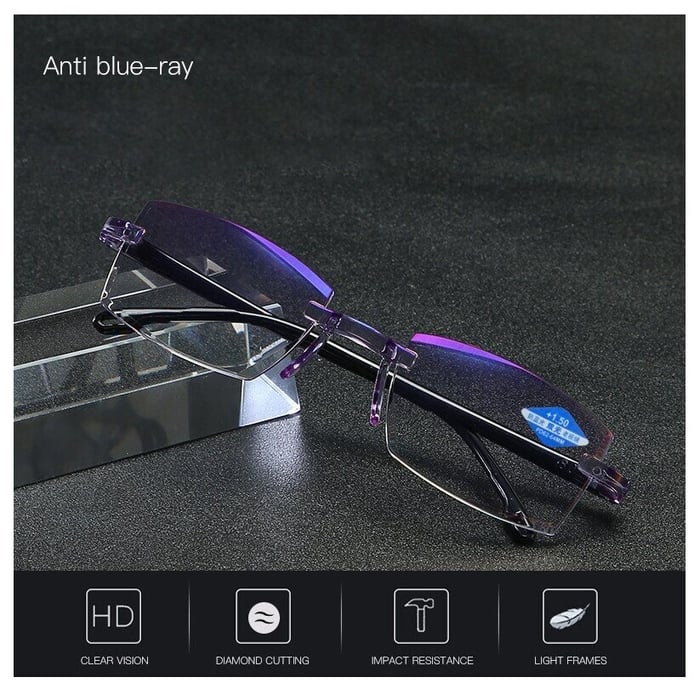 Enrerom - Clarkod Sapphire High Hardness Antiblue Progressive Far And Near Dual Use Glasses - New Year 2024 Sale Off 40%