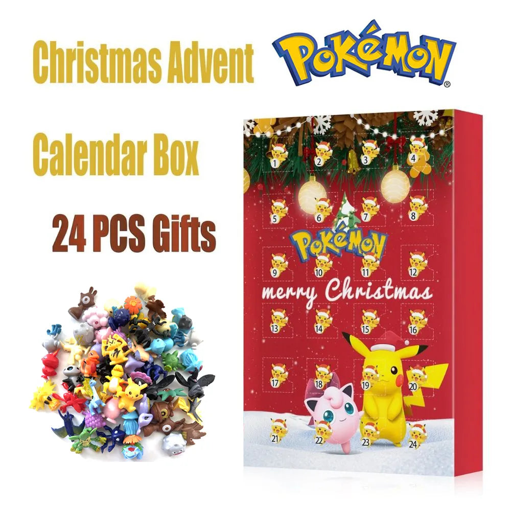 24 Pcs Pokemon Advent Calendar