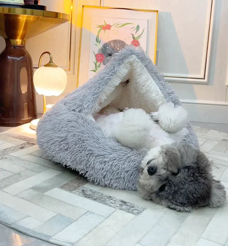 CozyNook Plush Fluffy Pet Round Bed - Hot Sale 70% OFF