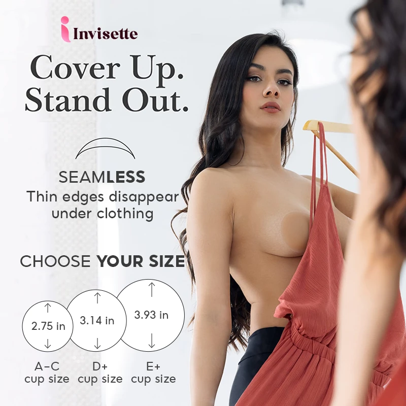 Invisette - Seamless Non-adhesive Silicone Nipple Cover- LAST DAY 80% OFF