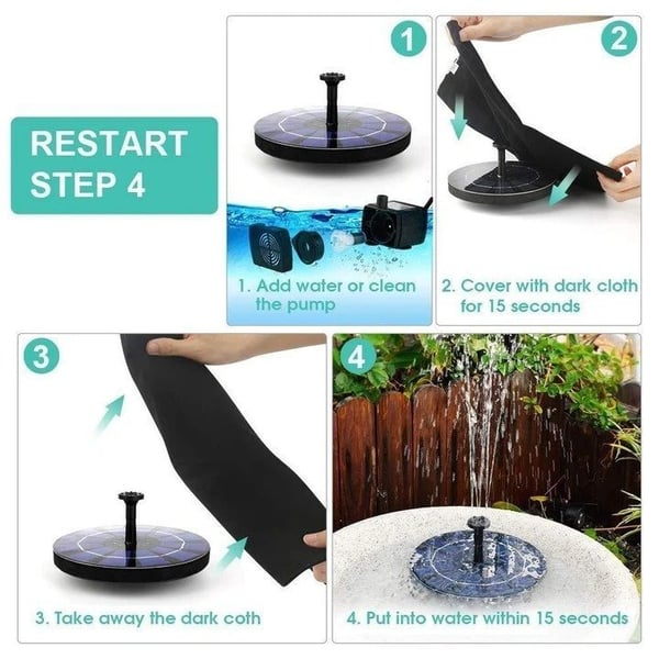 Solar-Powered Bird Fountain Kit-Last Day 75% OFF