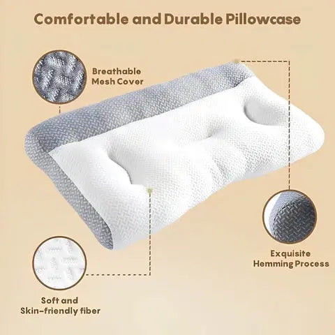 Sleep Enhancing Cervical Support Comfort Goose Down Pillow – 2024 New Year Sale Off 50%