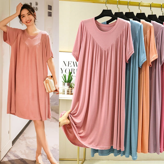 Flowsil - Super Soft Comfortable Plus size Loose Dress