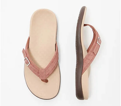 THONG SANDALS WITH BUCKLE DETAIL - Buy 2 Vip Shipping (2023 Flash Sale 50% OFF)