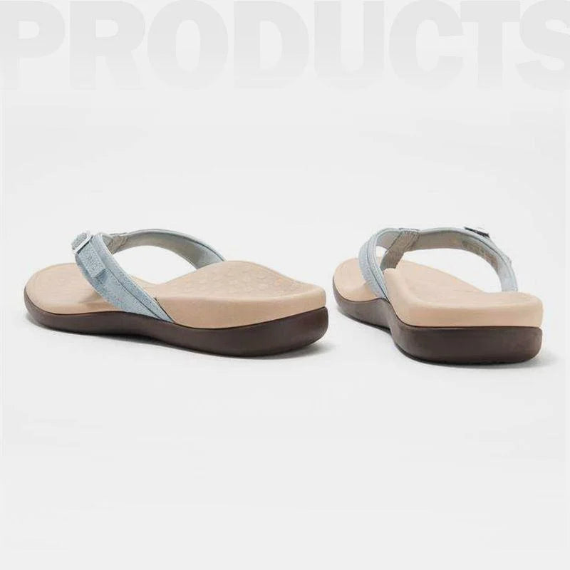 THONG SANDALS WITH BUCKLE DETAIL - Buy 2 Vip Shipping (2023 Flash Sale 50% OFF)