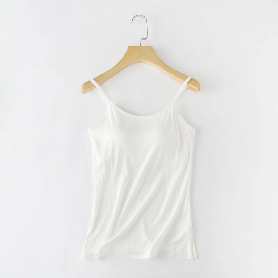 Tank Top with Built in Bra Camisole