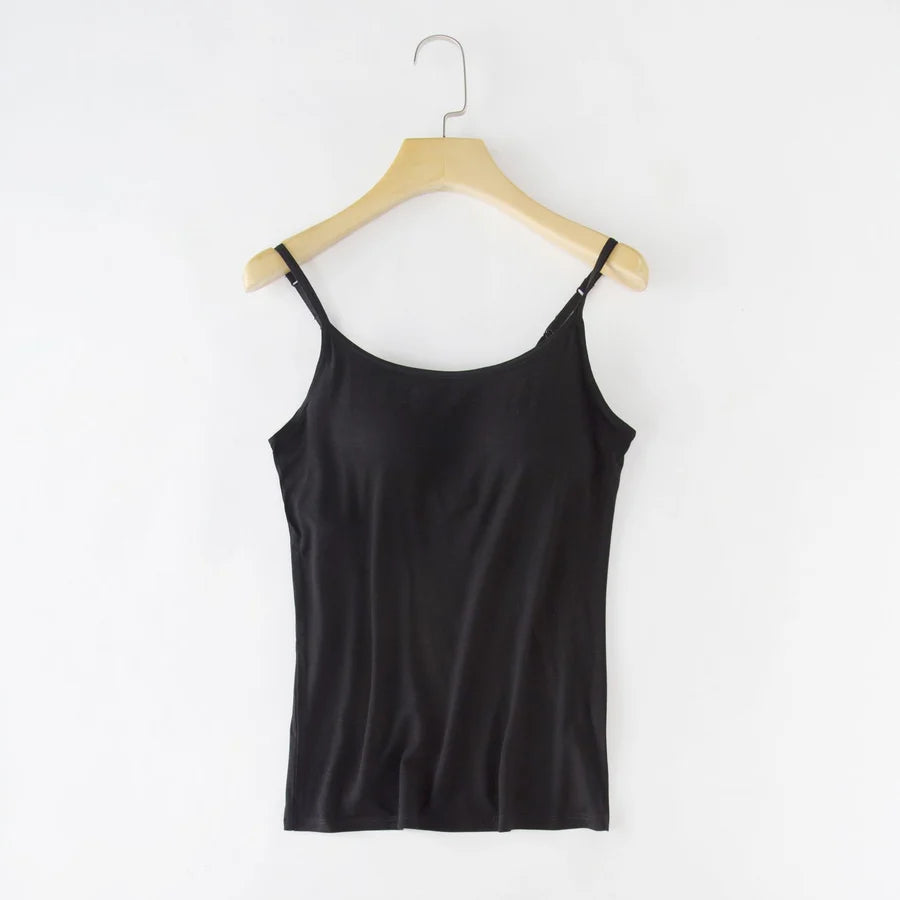 Tank Top with Built in Bra Camisole