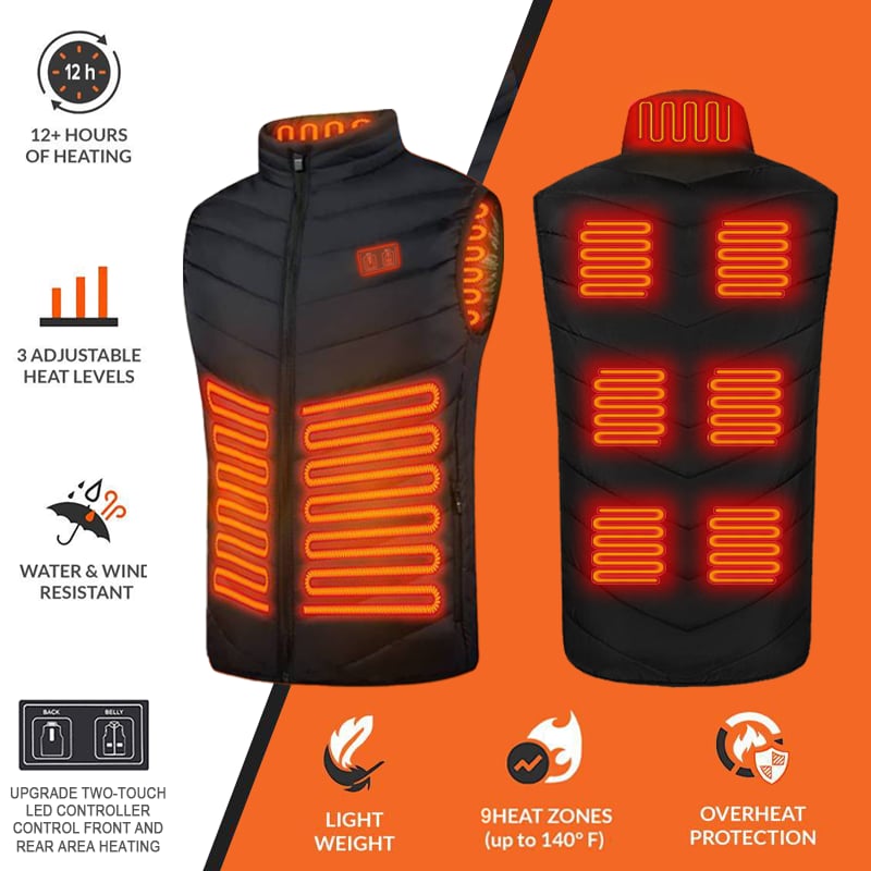 Two-touch LED Controller Heated Vest For Men & Women - LAST DAY 49%OFF