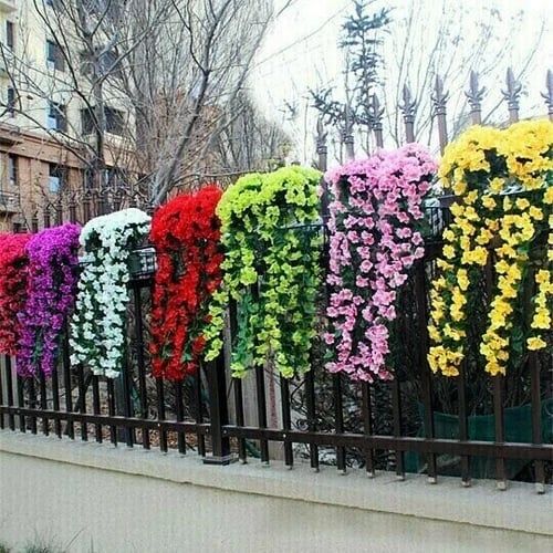 Vivid Artificial Hanging Orchid Bunch ( BUY 5 FREE SHIPPING ) - LAST DAY $9.99