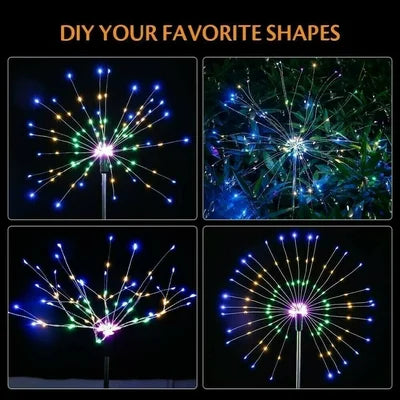 Waterproof Solar Garden Fireworks Lamp - LAST DAY 70% OFF