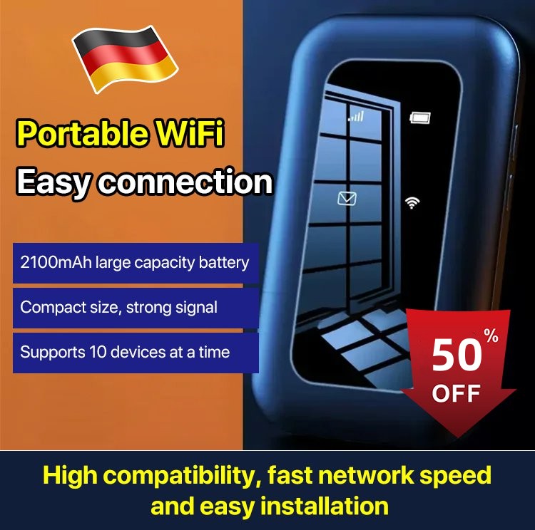 Wireless Portable Wi-Fi--BUY 2 VIP SHIPPING NOW - Today's Promotion- [SAVE 50% OFF]