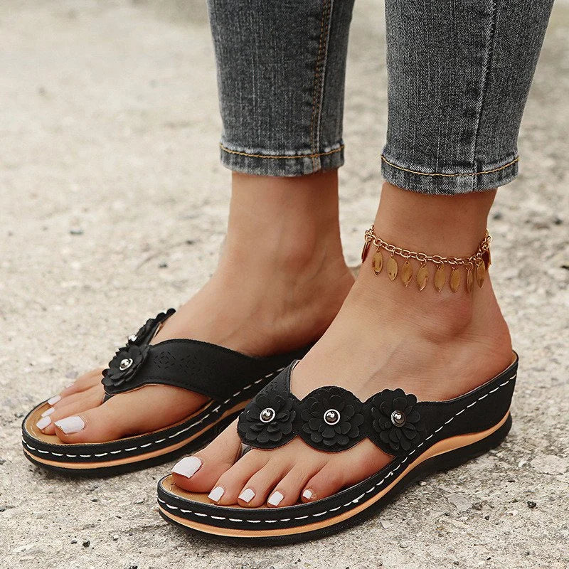 Women's Lightweight Flowers Clip Toe Sandals(Buy 2 VIP Shipping) Last Day 49% OFF