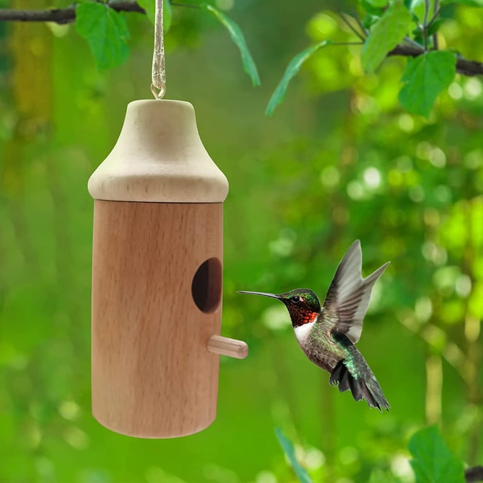 Wooden Hummingbird House-Gift for Nature Lovers - Last Day Sale 70% OFF