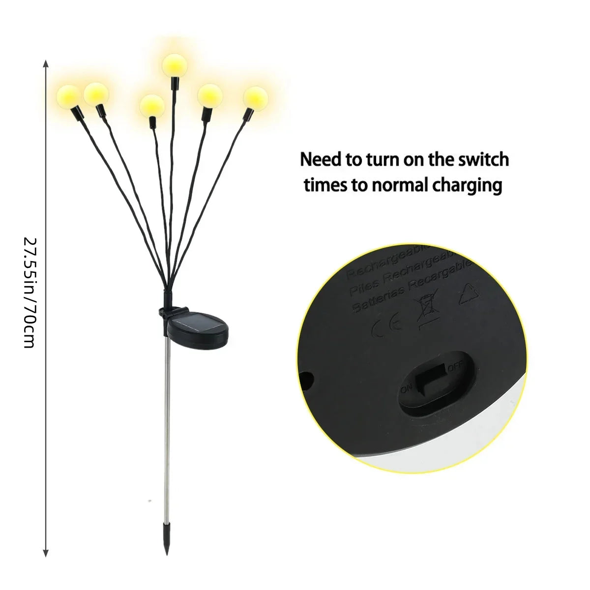 IP65 Waterproof Solar Powered Firefly Light - Last Day 49% OFF