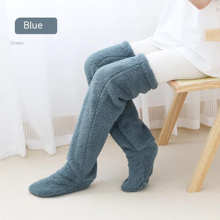 Warm Cold Leg Knee Joint Cold-proof Over-the-knee Sleeping Socks