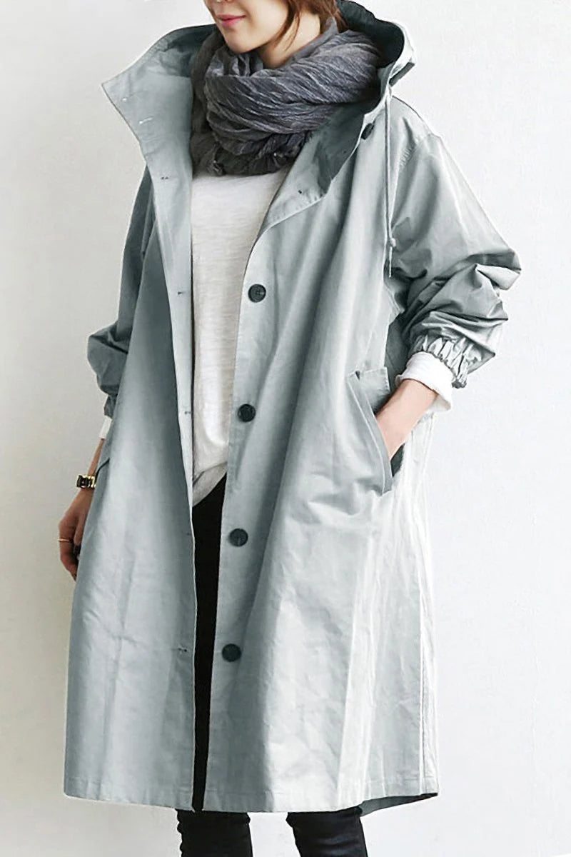 Classics Agave - Hooded Trench Coat - Last Day 49%OFF