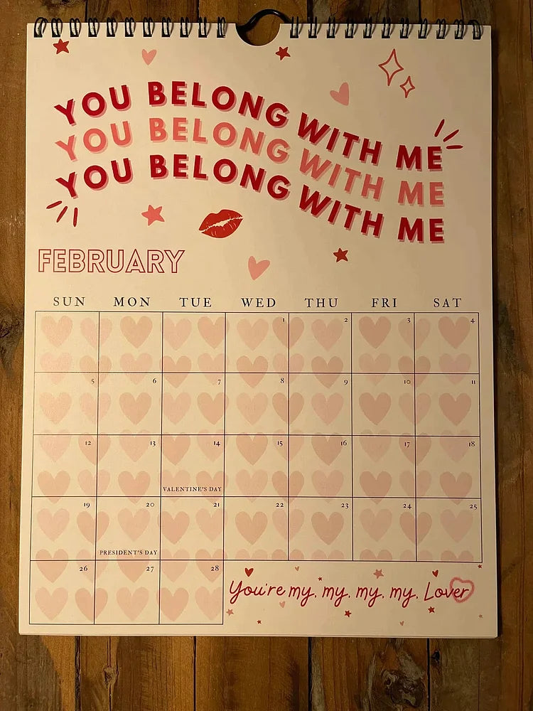 2024 TS LYRICS CALENDAR