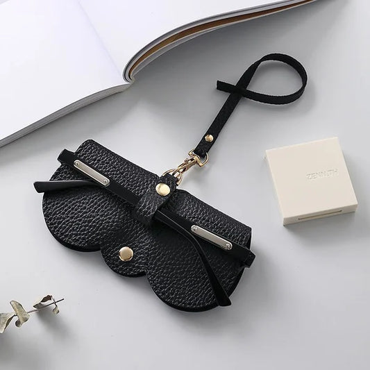 Soft Leather Sunglasses Bag - Last Day Promotion 70%