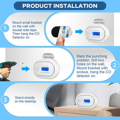 AirAnzel Carbon Monoxide Detector - Advanced Detection for Ultimate Peace of Mind