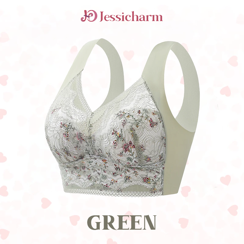 JessiCharm - Plus Size Seamless Push Up Wireless Bra