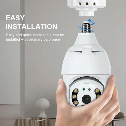 Wireless Wifi Light Bulb Camera Security Camera - Last Day Promotion