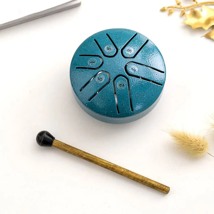 Simplycie - Buddha Stones Mini Steel Tongue Drum Kit (3 Inch) - Hot Sale 50% Off