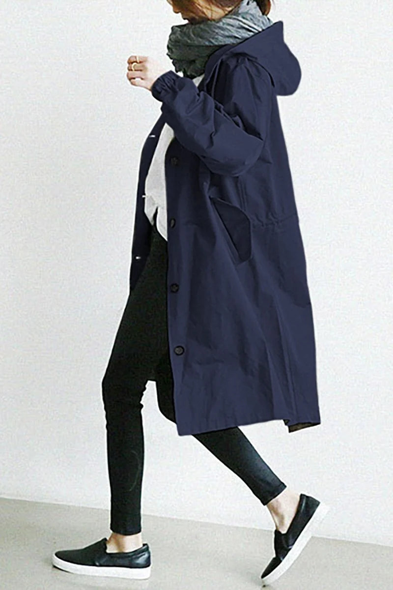 Classics Agave - Hooded Trench Coat - Last Day 49%OFF