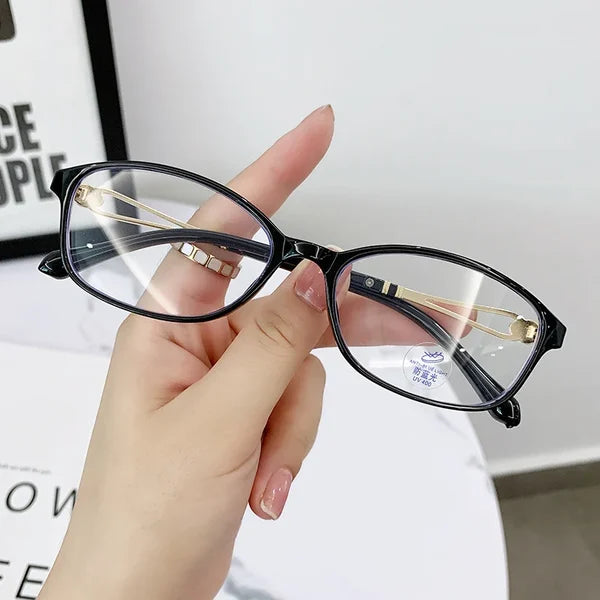 WOMEN'S FASHION LIGHTWEIGHT METAL ANTI-BLUE LIGHT READING GLASSES - 2023-Christmas Hot Sale