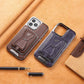 Luxury leather iPhone case with removable magnetic tape - LAST DAY SALE 49% OFF