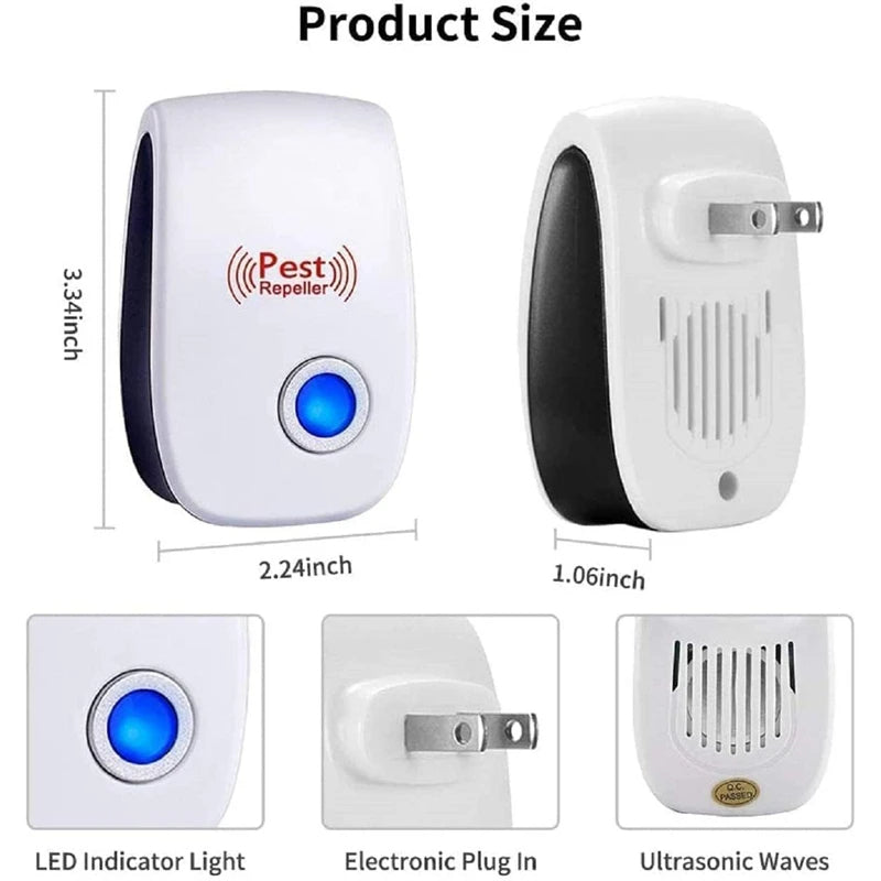 Newest Upgraded Pest Control Ultrasonic Repellent - LAST DAY SALE 60%OFF