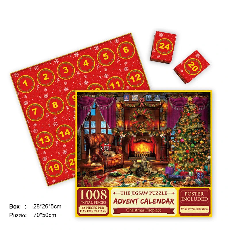 Christmas Advent Calendar Jigsaw Puzzle - Christmas Hot Sale