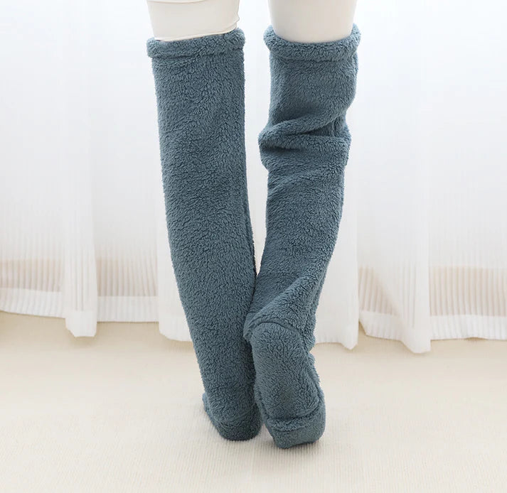 Warm Cold Leg Knee Joint Cold-proof Over-the-knee Sleeping Socks