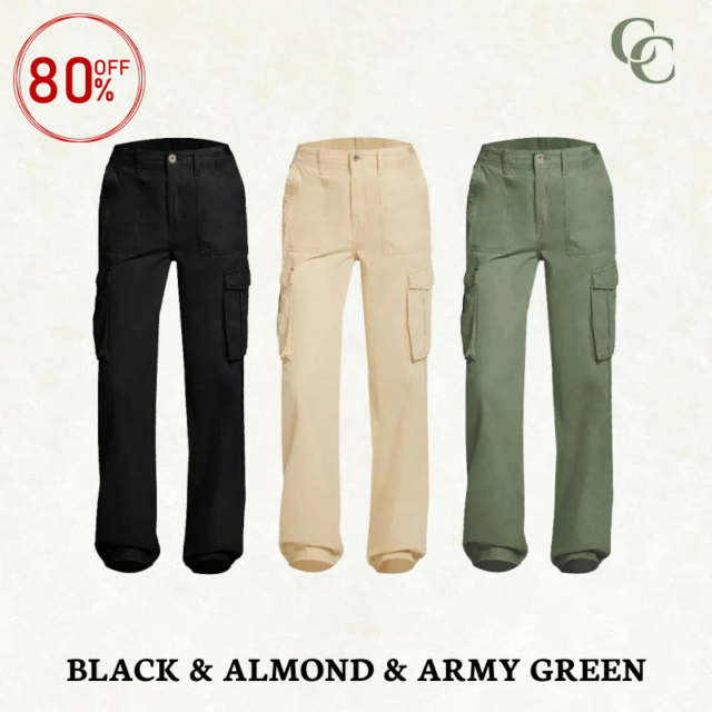 CamiCargo - Adjustable Straight Fit Cargo Pants