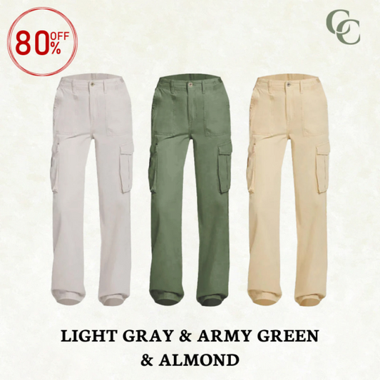 CamiCargo - Adjustable Straight Fit Cargo Pants