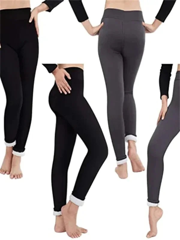 Acidella Leggings - Casual Warm Winter Solid Pants