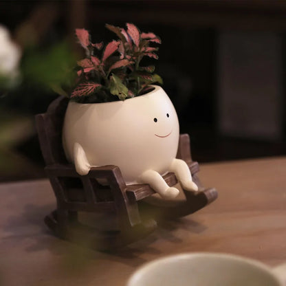 Smily Face Planter Pot