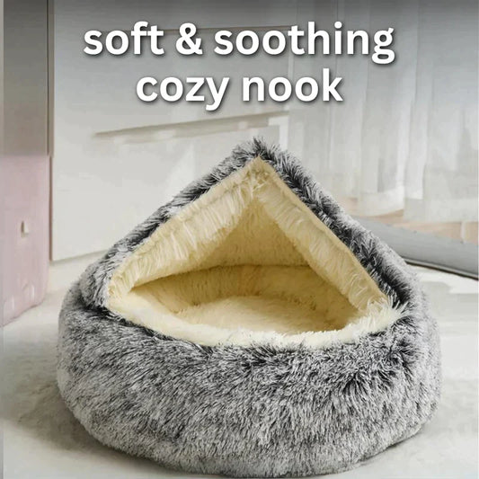 CozyNook Plush Fluffy Pet Round Bed - Hot Sale 70% OFF