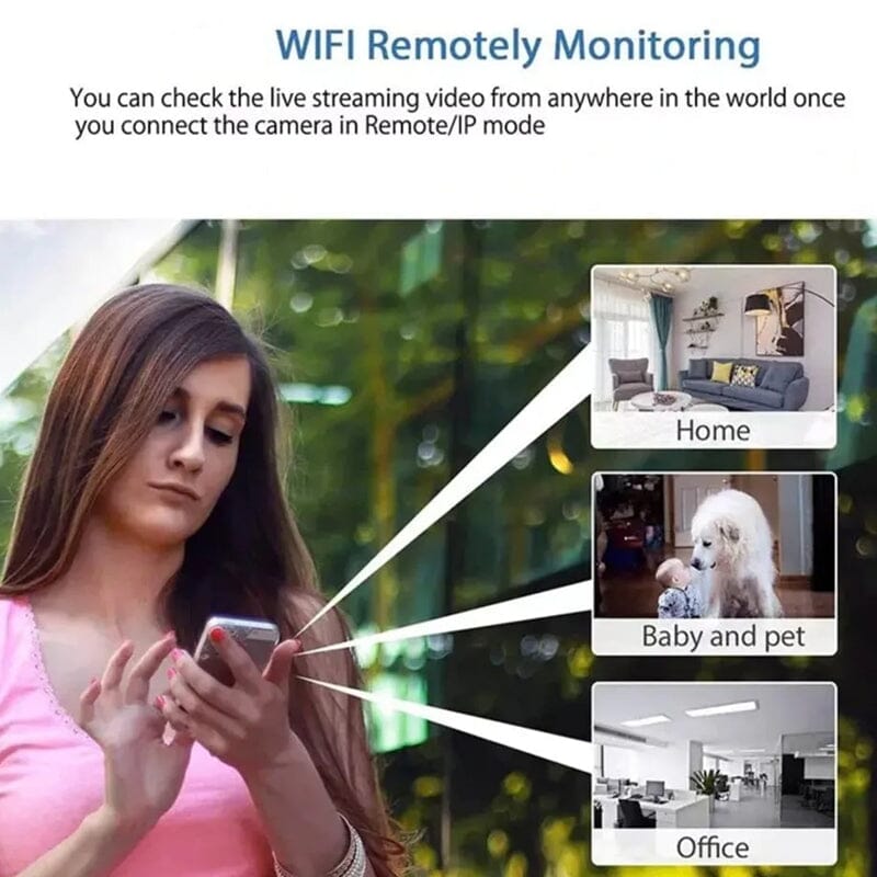 Mini Wifi Camera 1080P HD - Night Vision Included