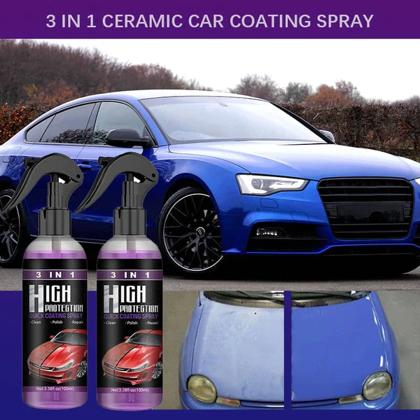 3 in 1 High Protection Car Coating Spray - Hot Promotion - 49% OFF