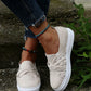 Bowknot Round Toe Platform Casual Breathable Walking Shoes