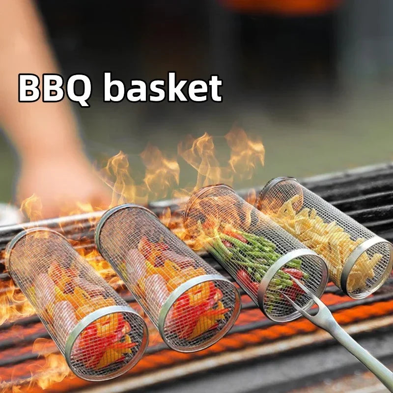 GrillMate Rolling Grill Baskets - Hot Sale 50% Off