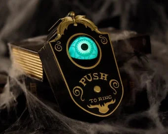 Haunted Doorbell - Eyeball- Halloween Doorbell Decorations -Glow with Spooky Sounds Eyeball Doorbell-Decoration Ghost's Day- Halloween