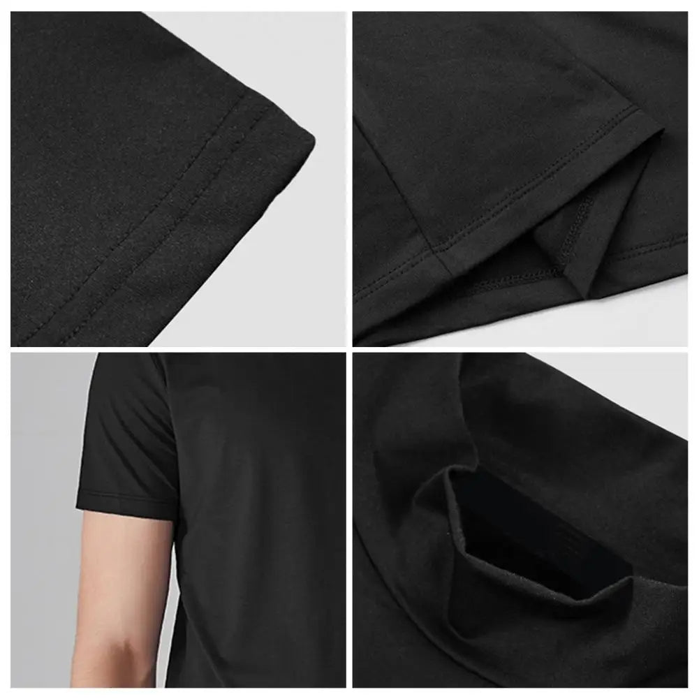 Men 's High Neck Slim Fit T-shirt - 2024 New Year Hot Sale