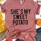 She's My Sweet Potato I Yam Matching T-shirts