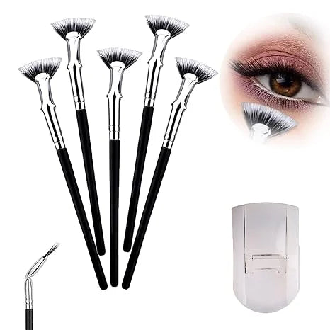 Folding Angle Scalloped Lash Brush - Hot Sale 49% OFF