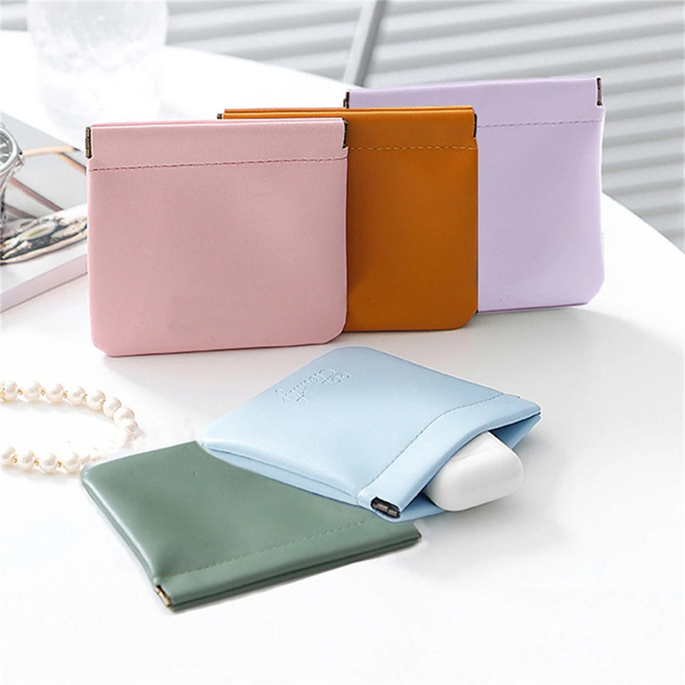 Pouchic - Personalized Snap Closure Leather Organizer Pouch - LAST DAY SALE 70% OFF