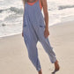 Wide Leg Jumpsuit with Pockets - Hot Sale 50% Off