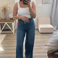 SEAMED FRONT WIDE LEG JEANS (BUY 2 VIP SHIPPING) - LAST DAY 50% OFF