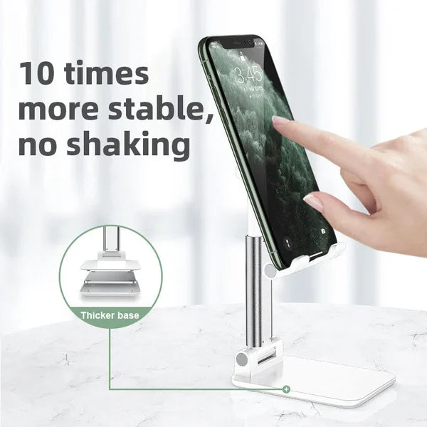 Foldable Aluminum Desktop Phone Stand - BUY 3 VIP SHIPPIING - (2024 New Year Hot Sale) 49% OFF