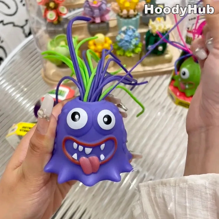 Hair pulling Screaming Monsters -Stress Relief Funny Trickery-Venting Novelty Stress Relief Toys